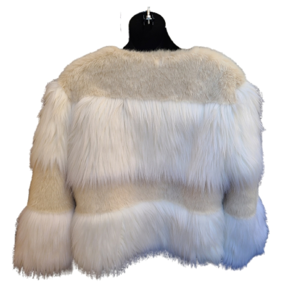 MARC NEW ANDREW MARC FAUX FUR JACKET - Picture 4 of 5